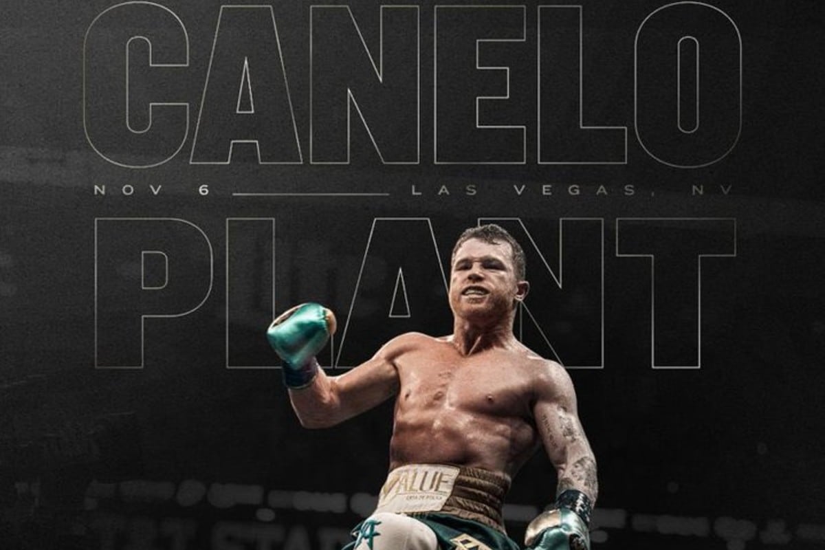 Canelo peleara contra el estadounidense Caleb Plant