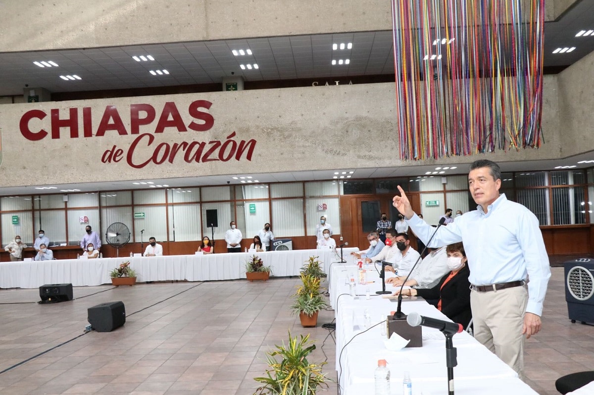 Rutilio Escandón, gobernador de Chiapas