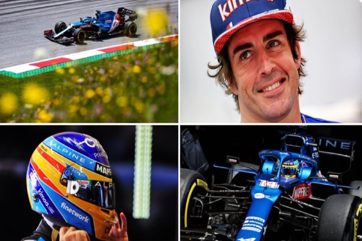 Fernando Alonso de Alpine