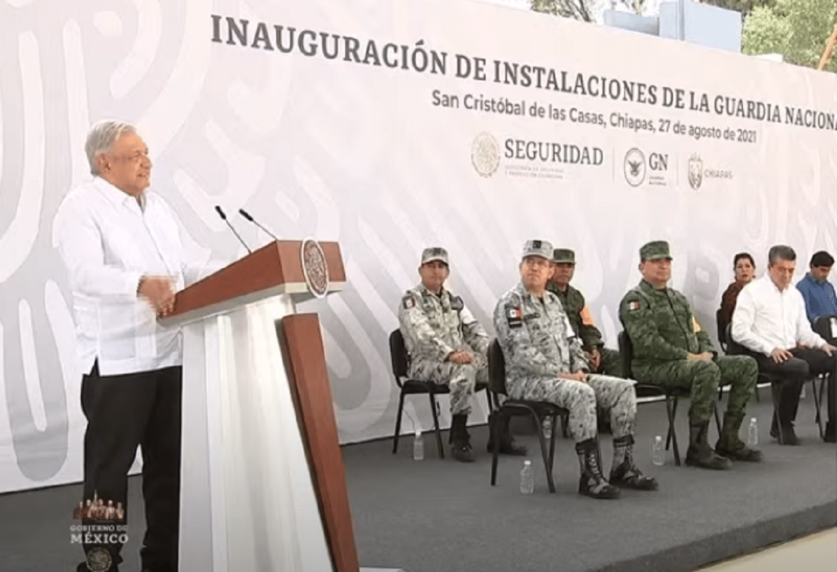 AMLO está en San Cristóbal de las Casas, Chiapas