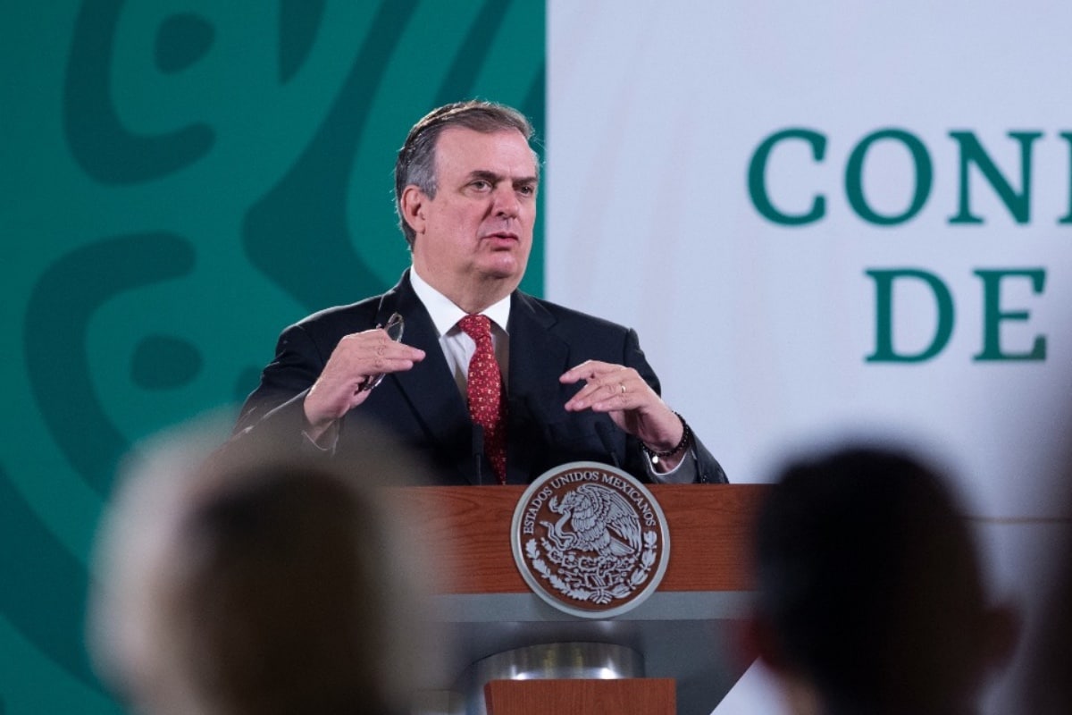 Ebrard señaló que se apoyará a las familias mexicanas que se encuentran en Ucrania.