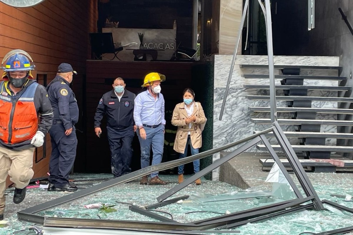 La explosión afectó varias partes del edificio ubicado en la alcaldía Benito Juárez.