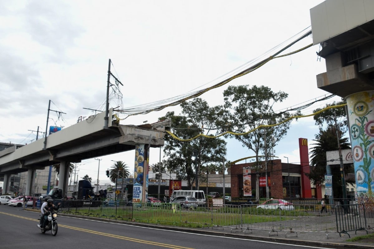 AMLO indicó que se mal construyó en la parte colapsada de la Línea 12 del Metro.