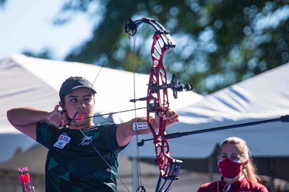 Andrea Becerra queda en quinto sitio de la Copa del Mundo de Tiro con Arco