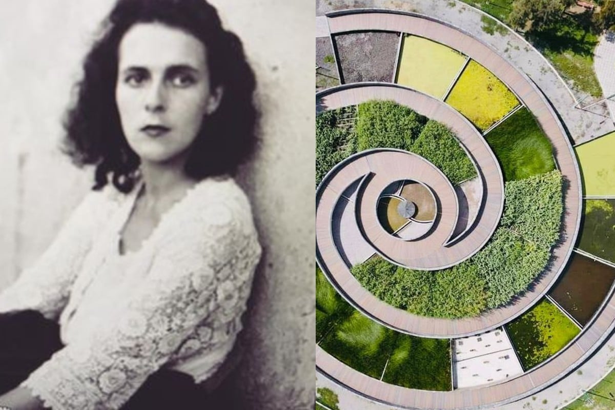 Leonora Carrington en el bosque de Aragón