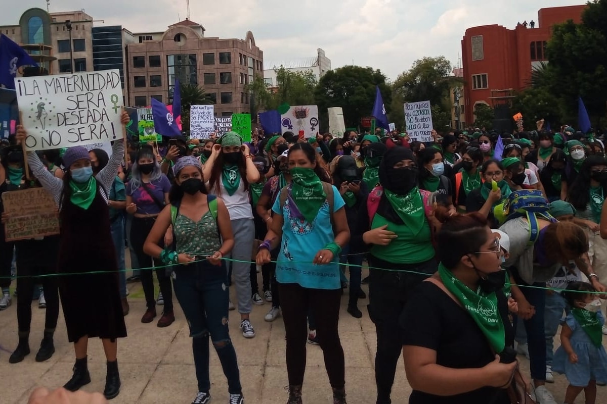 Realizan pintas en marco del Día de Acción Global por el Acceso al Aborto Legal y Seguro