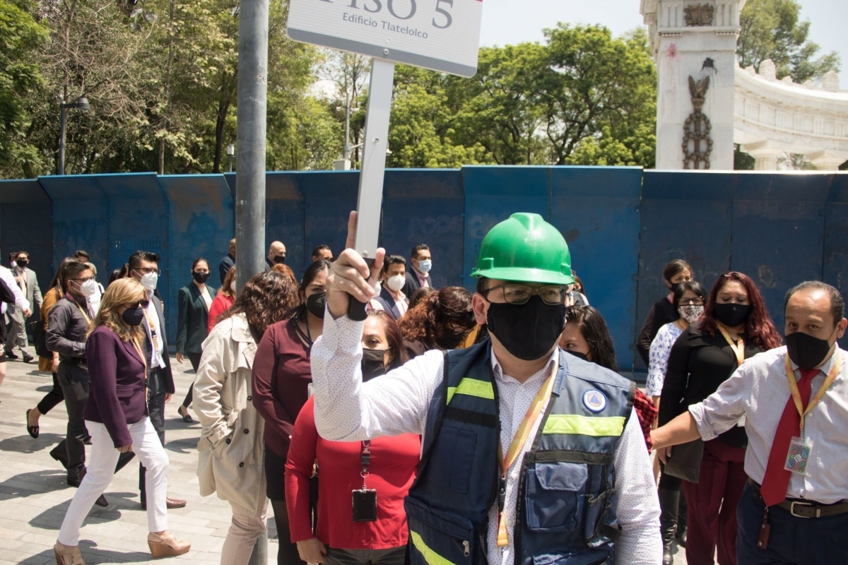 La SSPC explicó que el simulacro se llevará a cabo en domingo, ya que es una excelente oportunidad de estar en familia