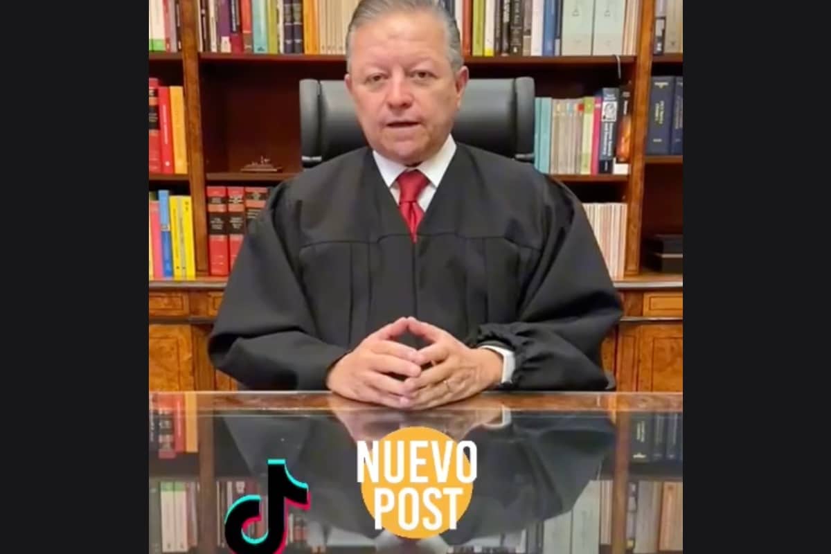 El ministro Arturo Zaldivar se estrena en TikTok