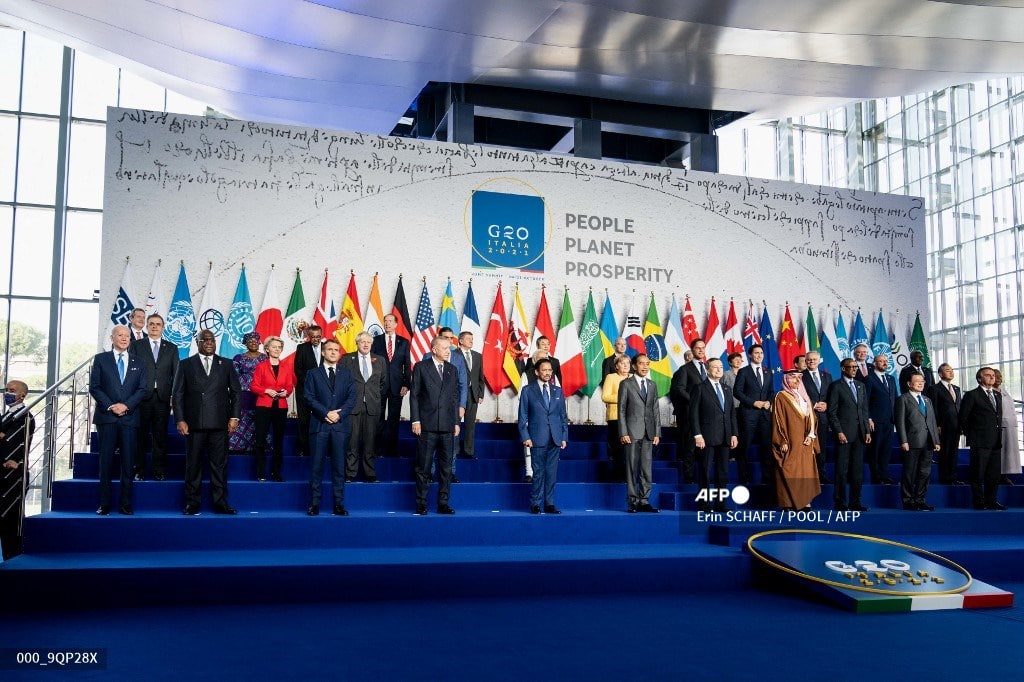 Foto: AFP | El clima protagoniza la agenda de la cumbre del G20, prevista hasta el domingo en la Ciudad Eterna