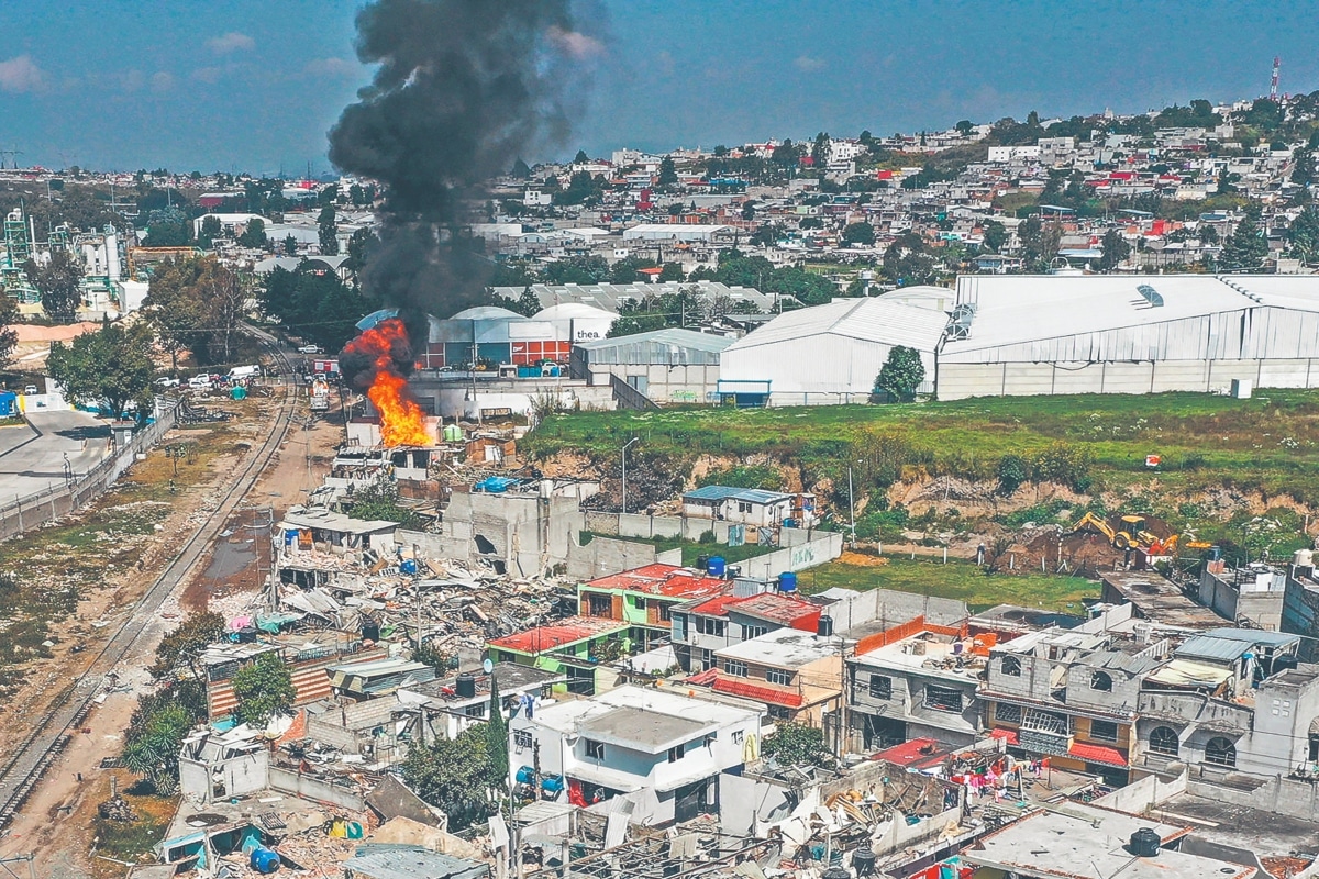 El Presidente reconoció a los habitantes de Xochimehuacán por su actuar ante la fuga de gas.