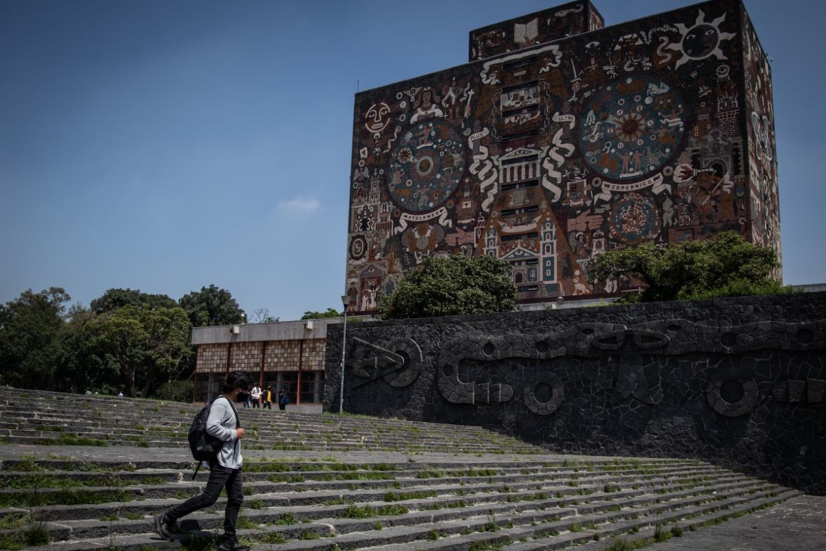 Foto: Cuartoscuro. AMLO subrayó que la UNAM se derechizó durante todo el periodo neoliberal.