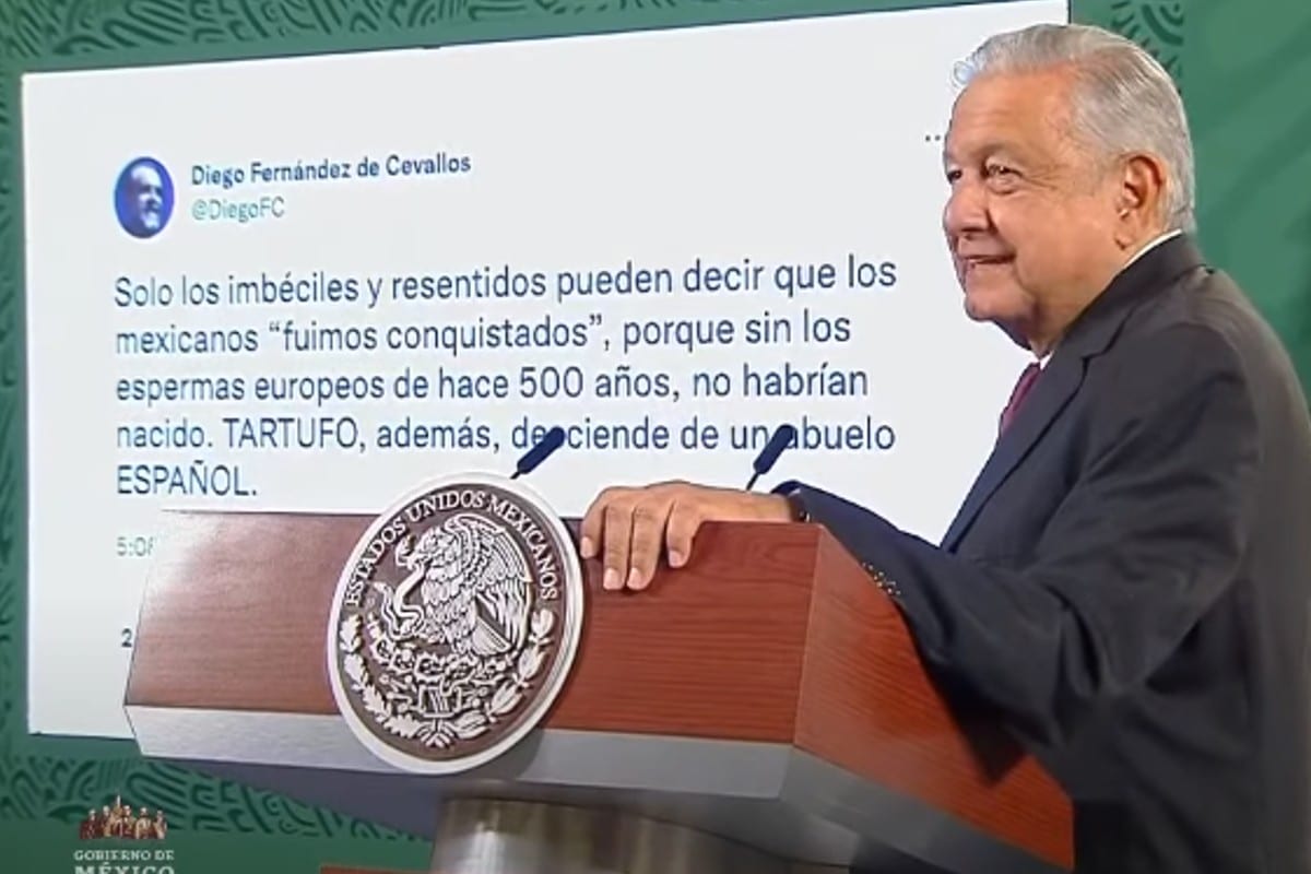 AMLO arremete contra el Jefe Diego por llamarlo “tartufo”