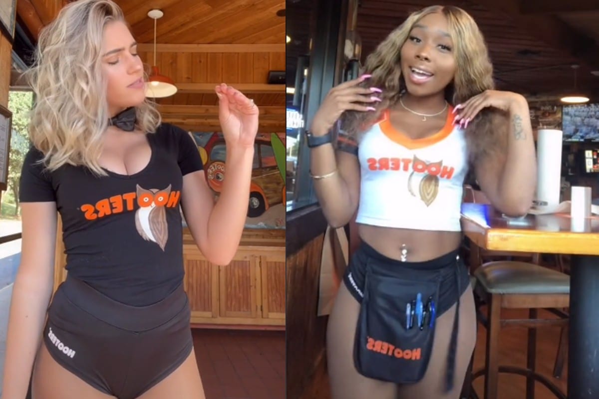 Meseras viralizan “diminutos” uniformes de Hooters