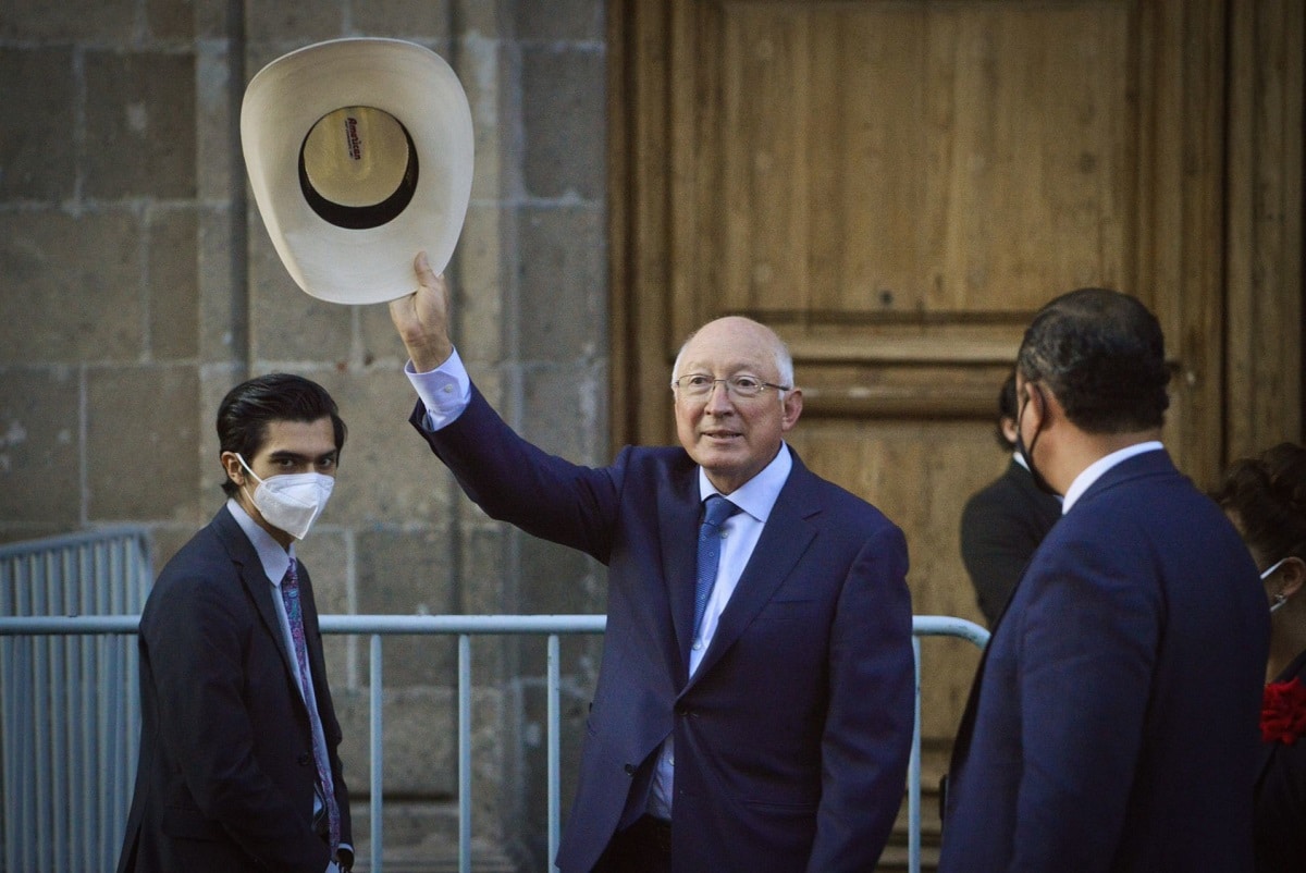 Foto: Cuartoscuro. AMLO agradeció las palabras del embajador de EU, Ken Salazar.