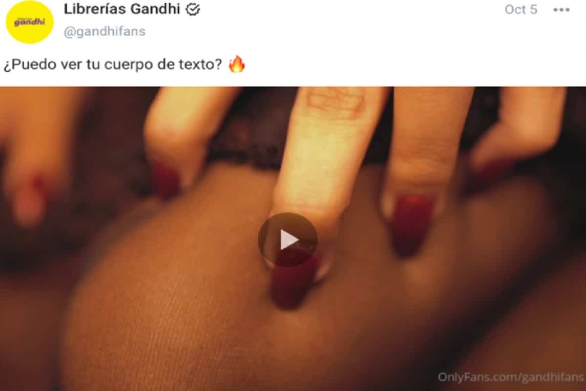 Gandhi en OnlyFans