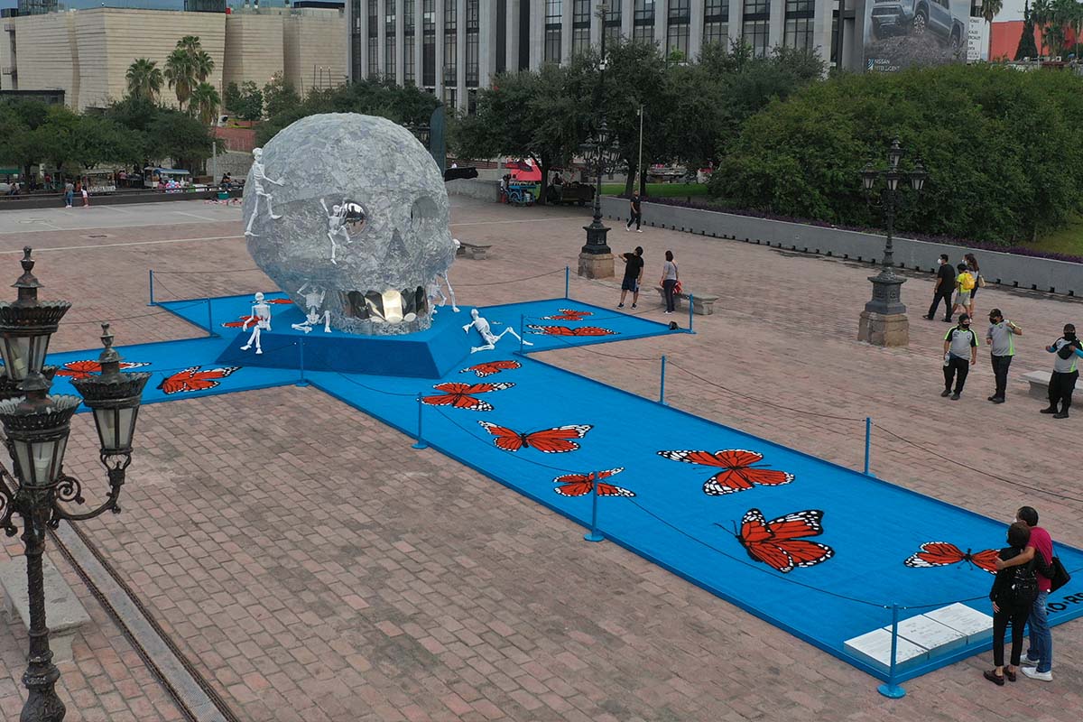 Una ofrenda de muertos fuera de lo normal