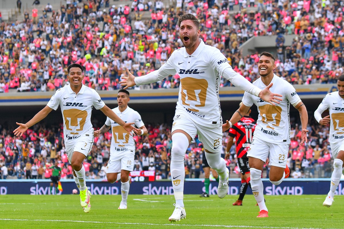 Pumas vencen 3-1 a Tijuana y se acercan a zona de repesca