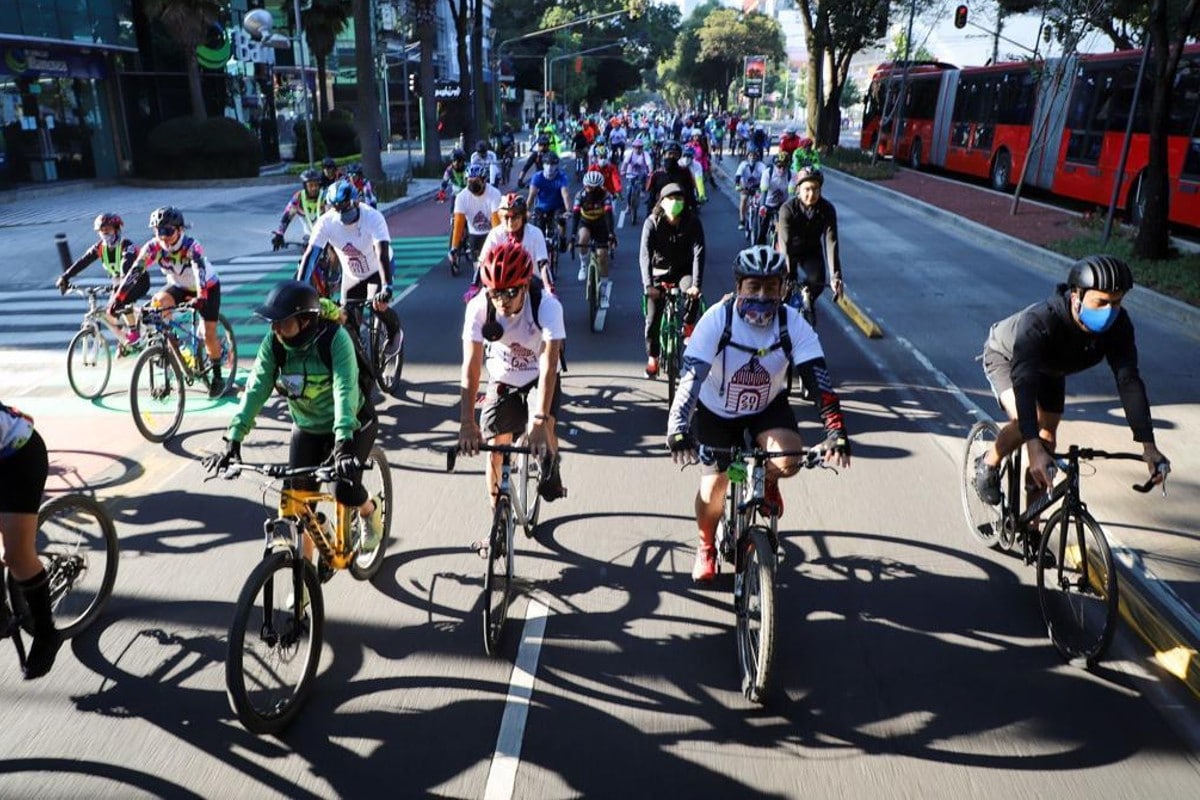 CDMX vive una fiesta con la Rodada Maratón