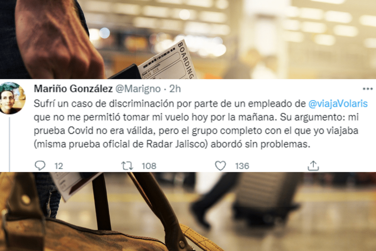 Escritor denuncia sufrir discriminación por parte de Volaris