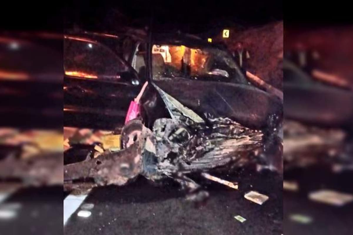 Foto: especial | La circulación en la carretera Zamora-Ecuandureo permaneció cerrada debido al fuerte choque.