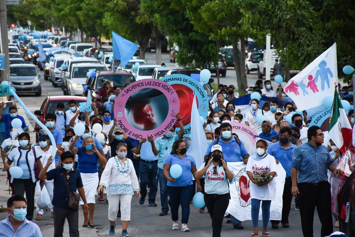 Foto: Michael Balam/Cuartoscuro | Este 3 de octubre, se realizará una marcha provida que partirá del Auditorio Nacional rumbo al Ángel de la independencia.