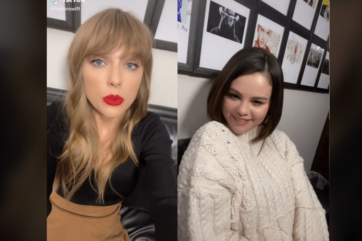  ¿Taylena? Taylor Swift hace un TikTok con Selena Gómez y los internautas enloquecen