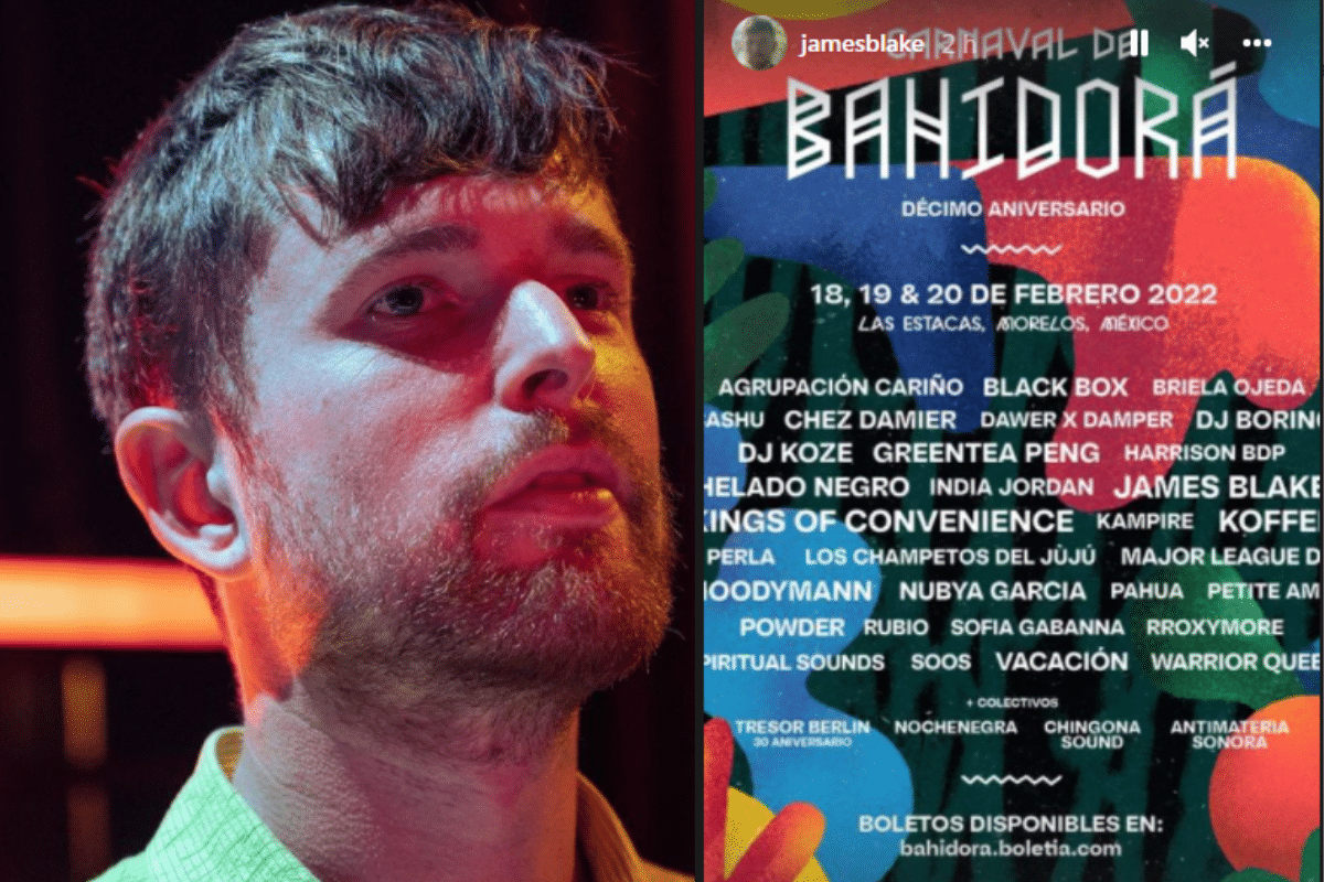 James Blake vuelve a México para participar en “Bahidorá”