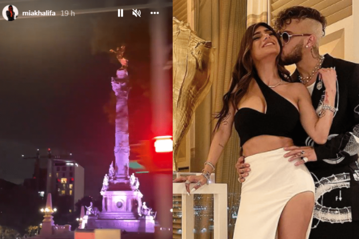 Mia Khalifa en México para acompañar a su novio Jhay Cortez