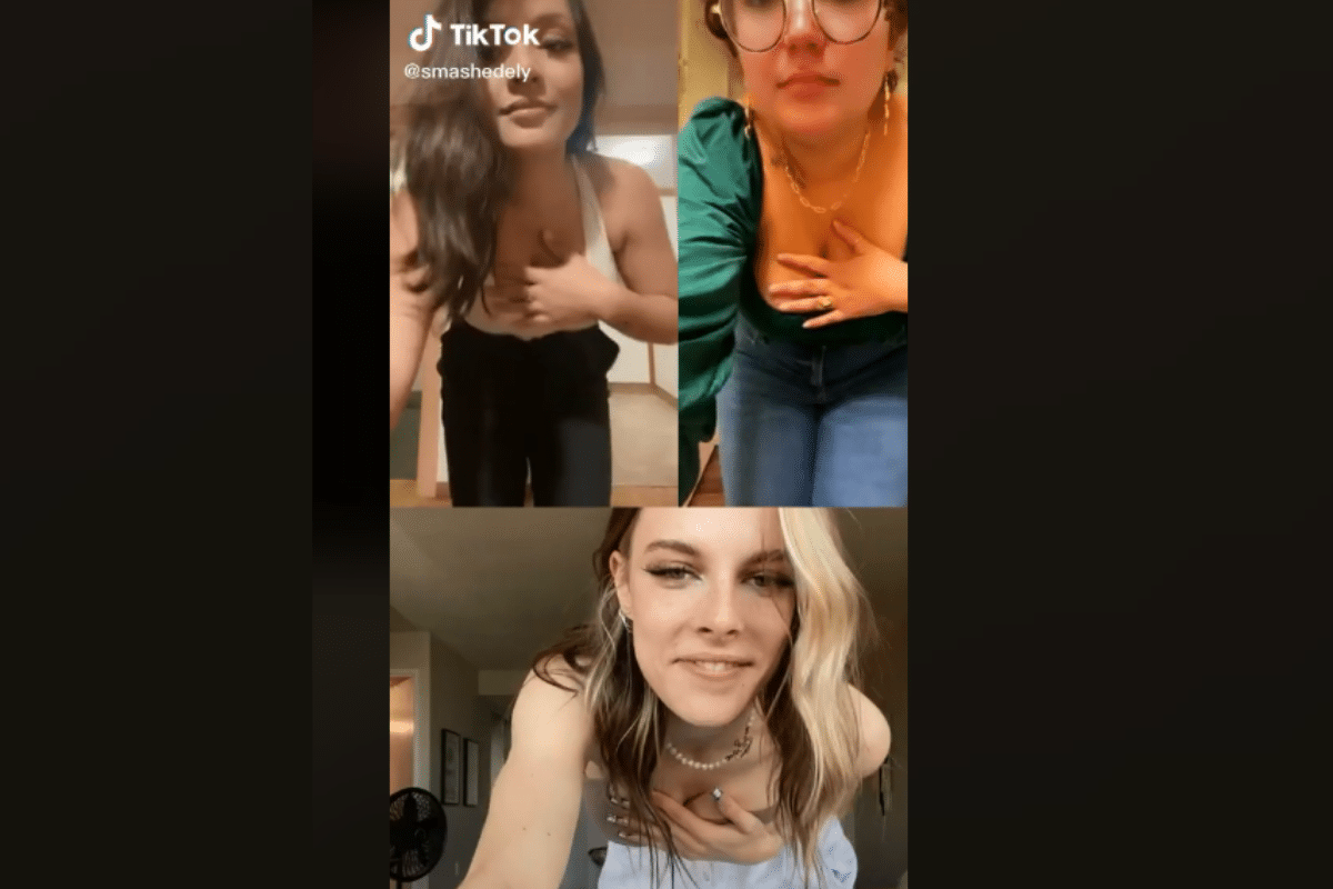 En Tik Tok, mujeres bailan sin bra para luchar en contra de la sexualización de los senos