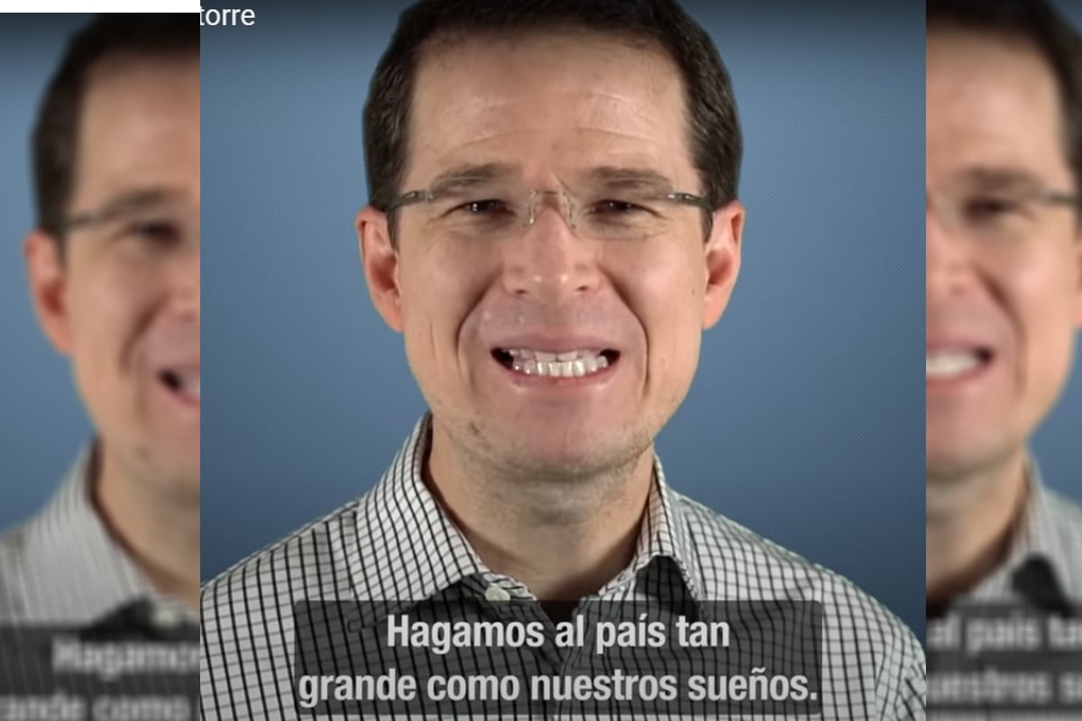 Foto: Captura de video. Ricardo Anaya pide "mirar al futuro y dejar de mirar al pasado".