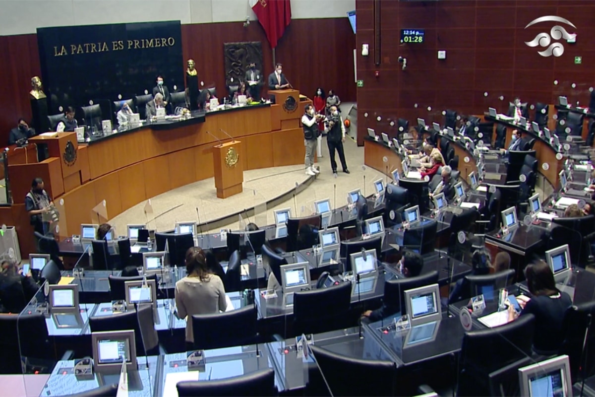 Foto: Archivo. Senadores de Morena celebraron el tercer año de gobierno de AMLO.