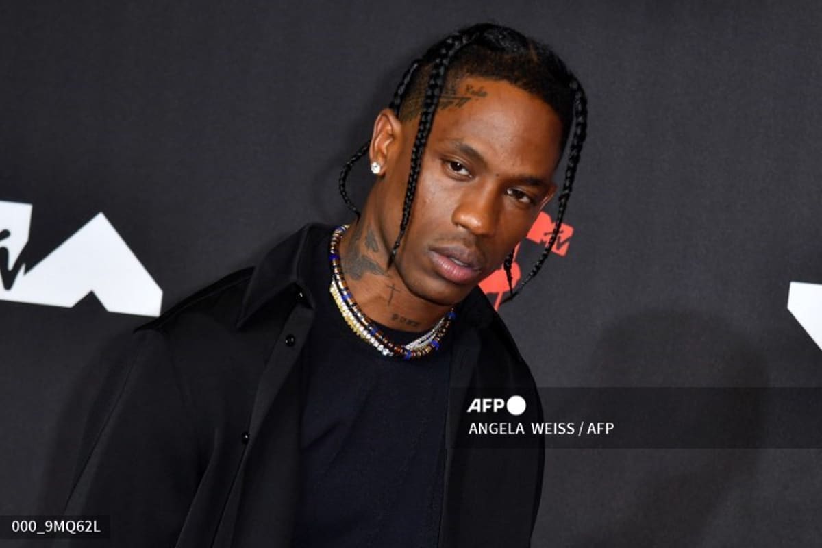 Foto: AFP | Travis Scott recibió diversas críticas por continuar su presentación en el Festival Astroworld.