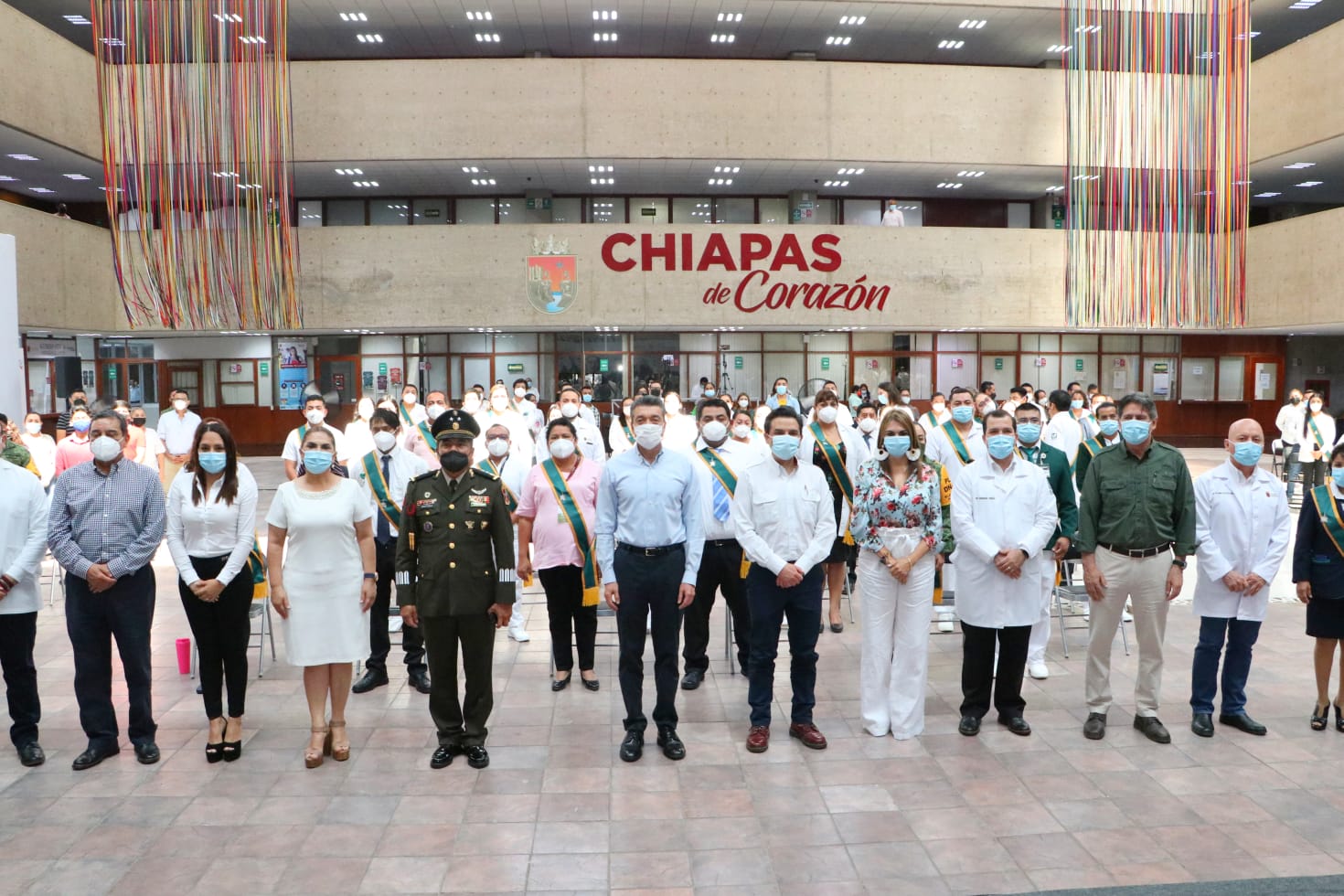 Foto: Cortesía | Se reconoció a 104 trabajadoras y trabajadores de la Secretaría de Salud estatal