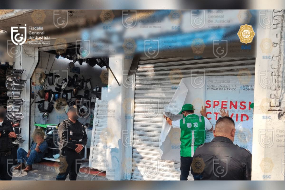 Foto: Especial | La Fiscalía capitalina realizó un operativo en diversos puntos de la ciudad