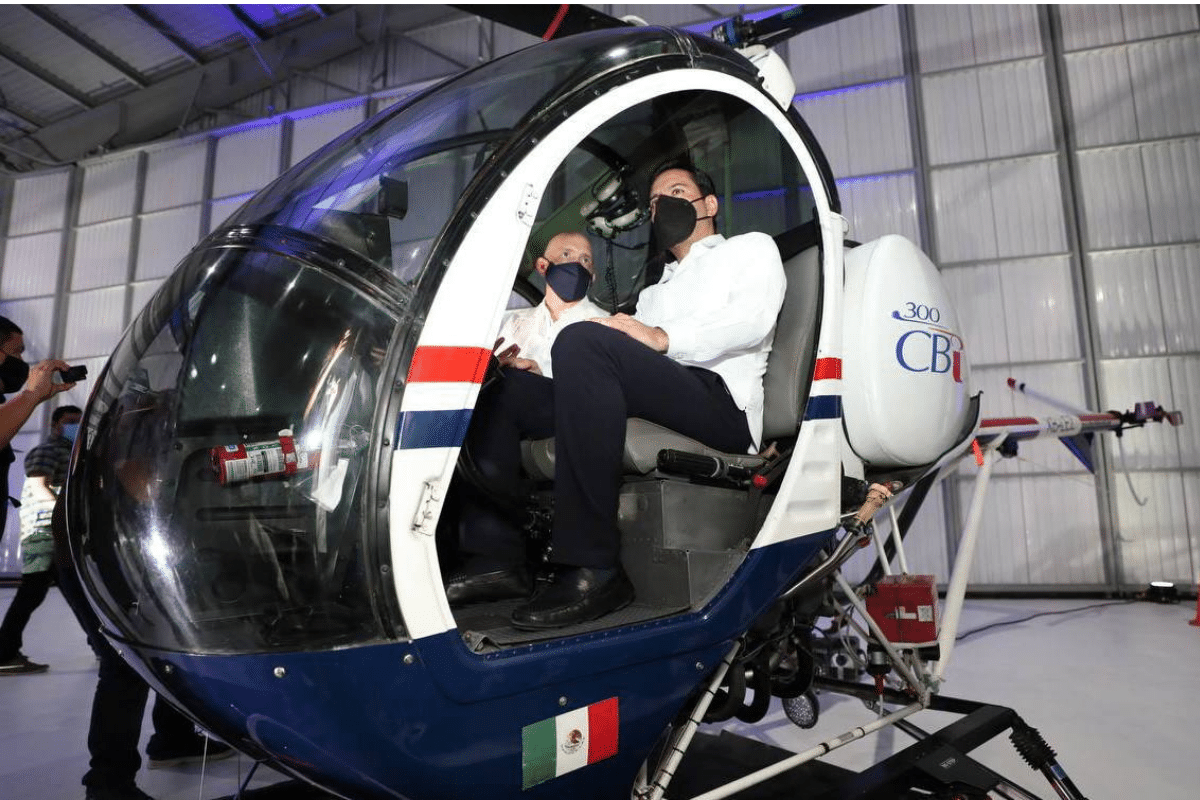 Foto: Cortesía | Mauricio Vila, gobernador de Yucatán, inauguró la primera "Heliescuela" del sureste del país