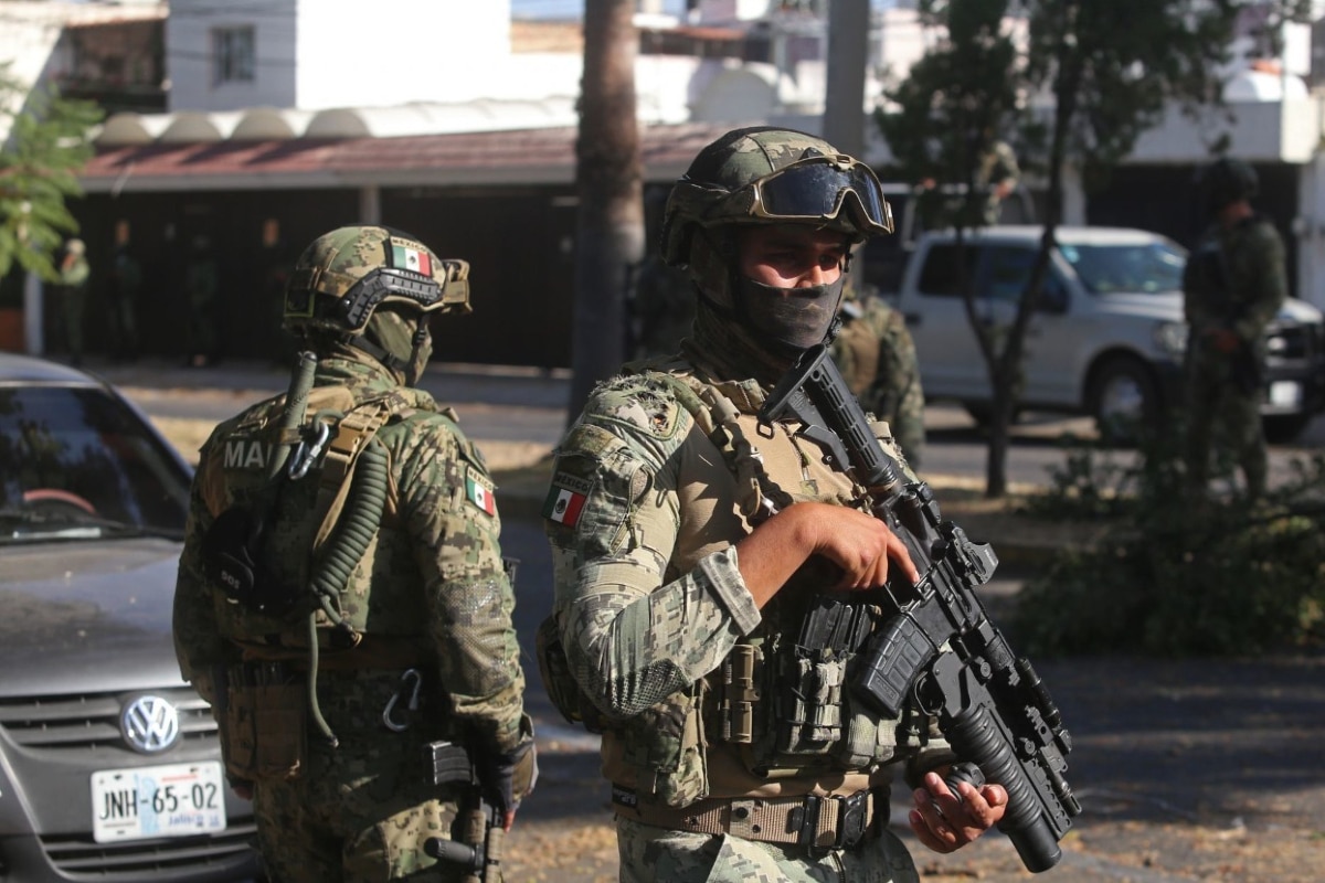 Foto: Cuartoscuro | Esta mañana, elementos federales implementaron un operativo en colonia Jardines Alcalde de Guadalajara, Jalisco.