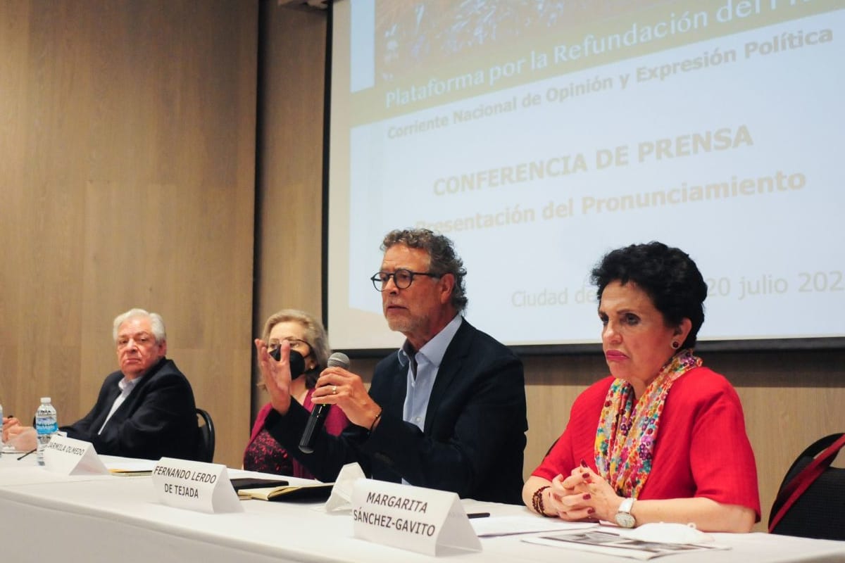 Foto: Cuartoscuro | Fernando Lerdo de Tejada, representante del Frente Nacional por la Refundación del PRI.