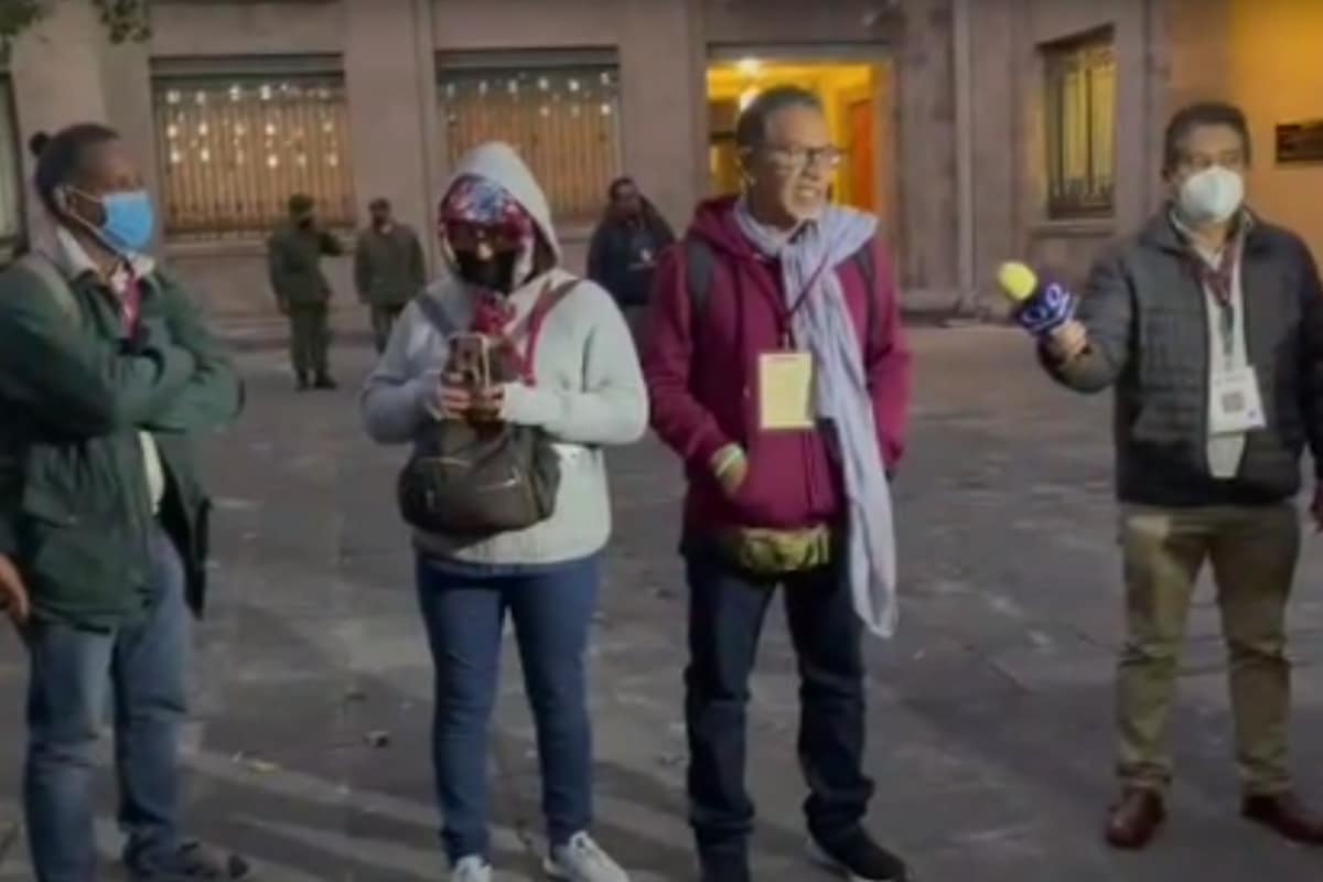 Foto: Captura de video. El activista Luis García pidió al Presidente prestar atención a los migrantes varados en Tapachula, Chiapas.