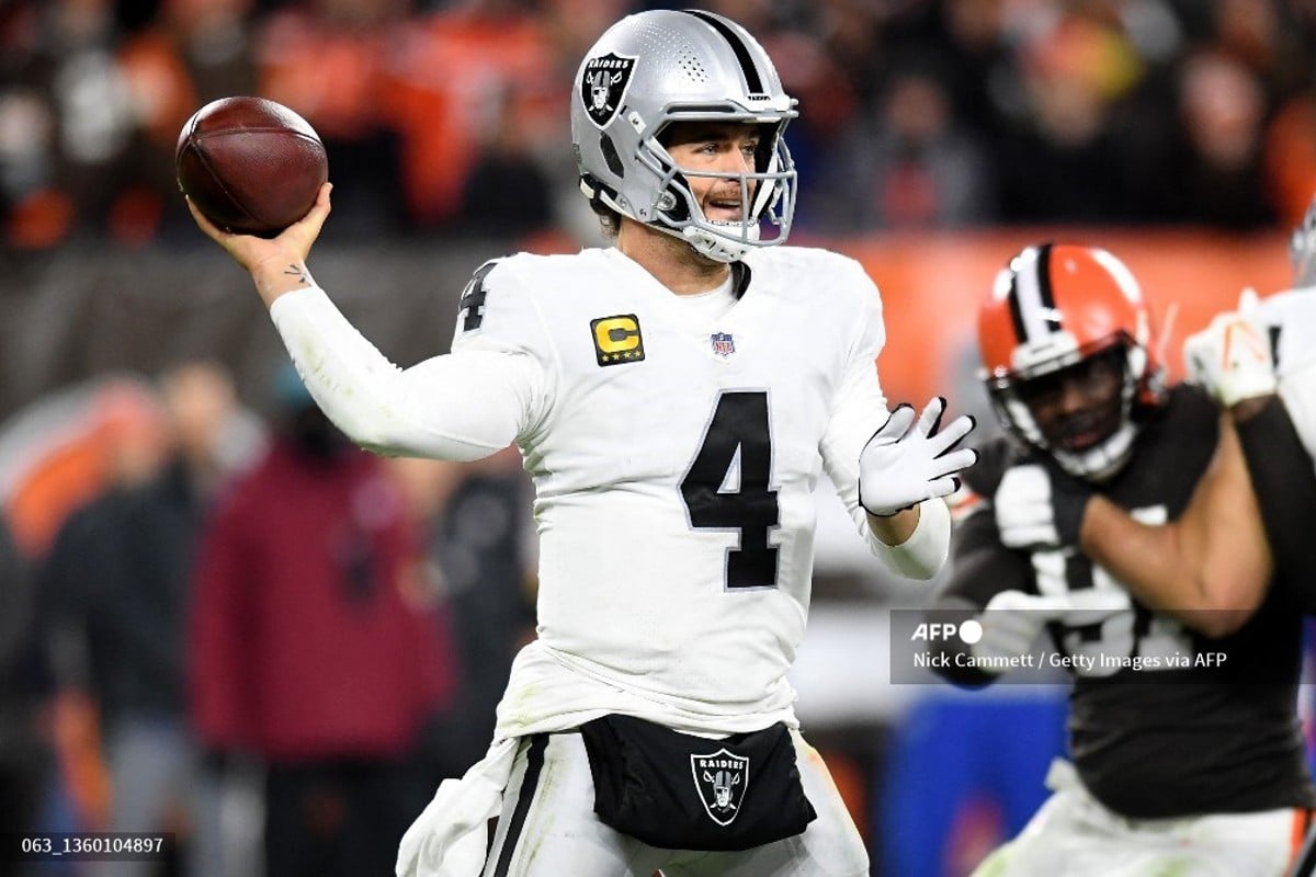 Raiders vencen a los Browns e impulsan esperanza de playoffs en la NFL