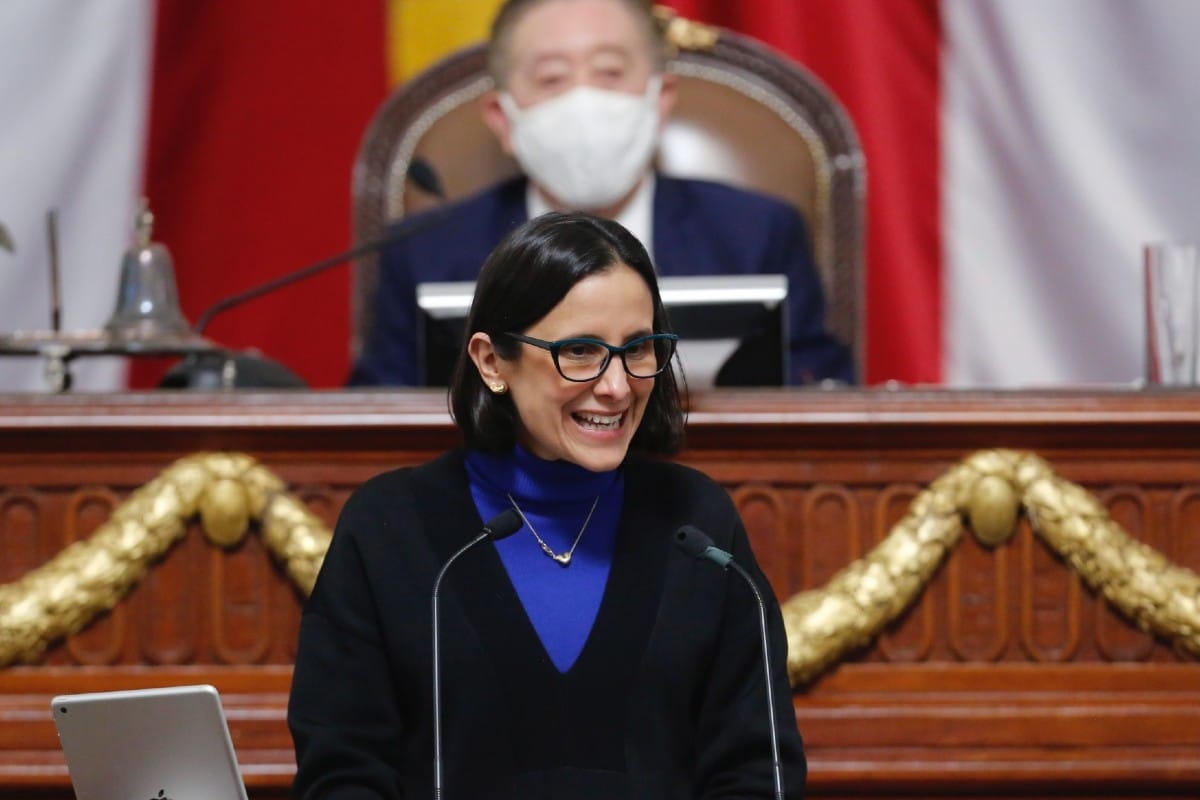 Foto: Cuartsocuro | Luz Elena González, titular de la Secretaría de Administración y Finanzas (SAF).