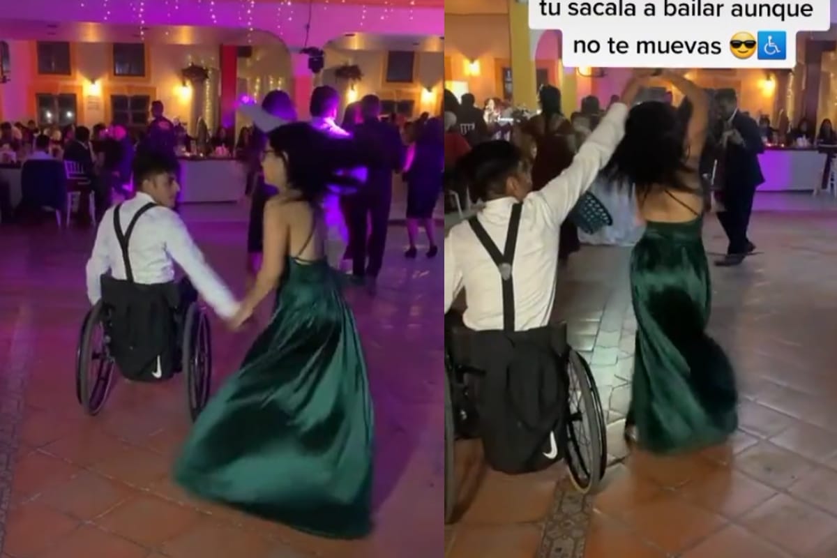 Foto: captura | El joven mostró su destreza en la pista de baile: ahora es viral en TikTok.