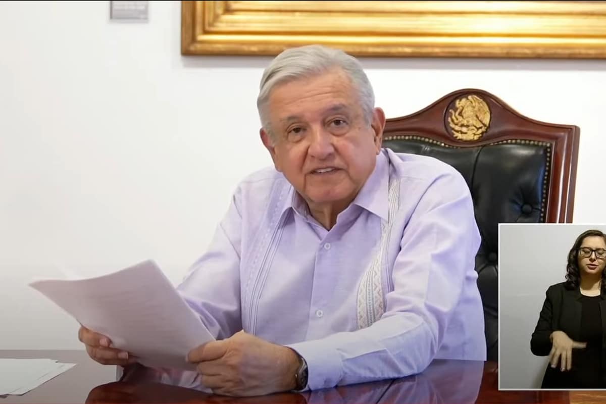 Foto: Cuartoscuro | Con disminución en su ronquera, AMLO leyó una carta con la que recordó al escritor Carlos Pellicer Cámara.