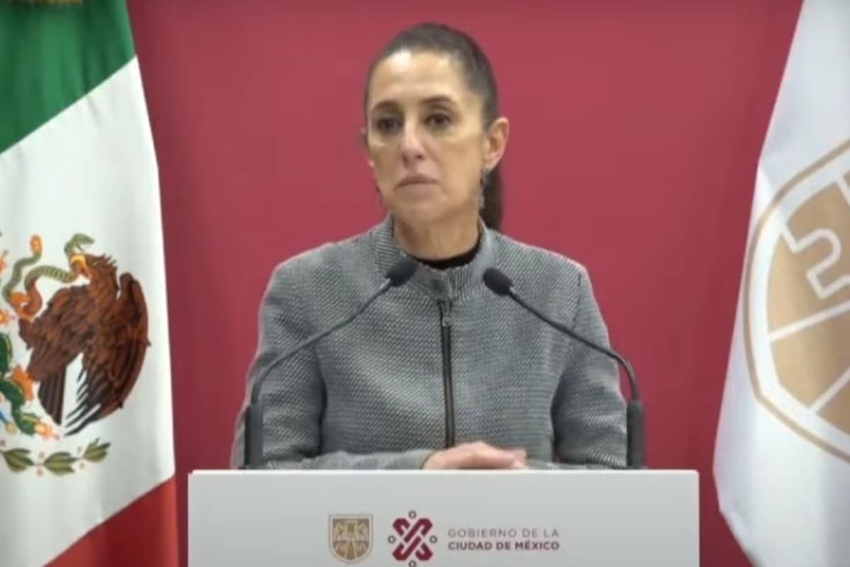 Foto: Captura de video. Claudia Sheinbaum informó que se hizo la prueba de covid-19 y dio negativa.