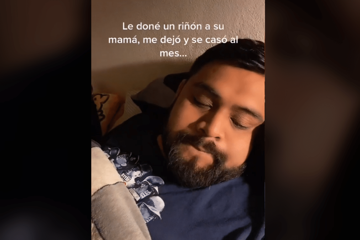 Foto: Tik Tok / @uziel.ms | Rompe Tik Tok la historia de joven que donó riñón a la mamá de su novia, pero ella se casa con otro