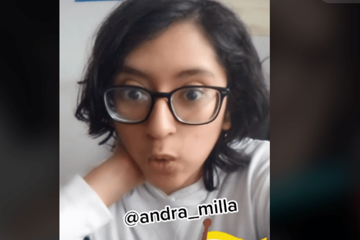 Foto: TikTok / @andramilla | Andra la “compañere” pide ayuda para recuperar su cuenta de TikTok… otra vez