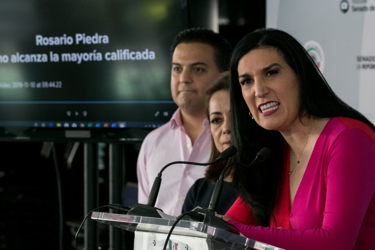 Foto: Cuartoscuro | Kenia López, vicecoordinadora del PAN en el Senado.