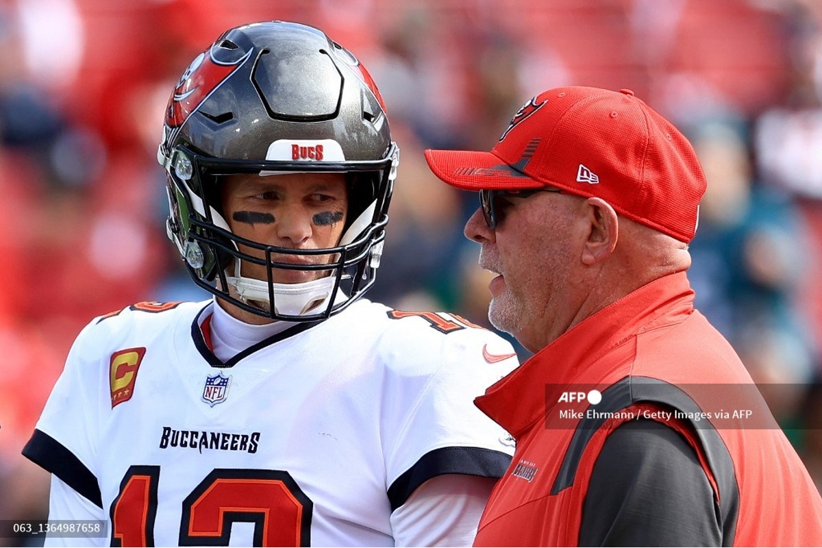 Foto: AFP | Bruce Arians, entrenador de los Bucaneros de Tampa Bay.