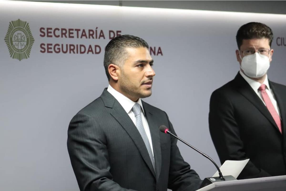 Omar García Harfuch, titular de la Secretaría de Seguridad Ciudadana (SSC).