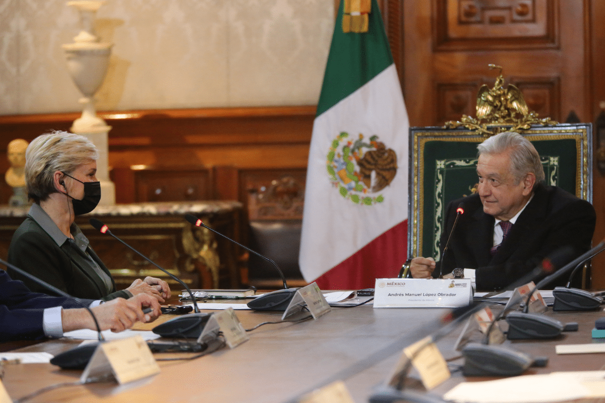 Foto: Twitter@lopezobrador_ | En el encuentro, el titular del Ejecutivo dijo que prevaleció el respeto y la voluntad de cooperación para el desarrollo