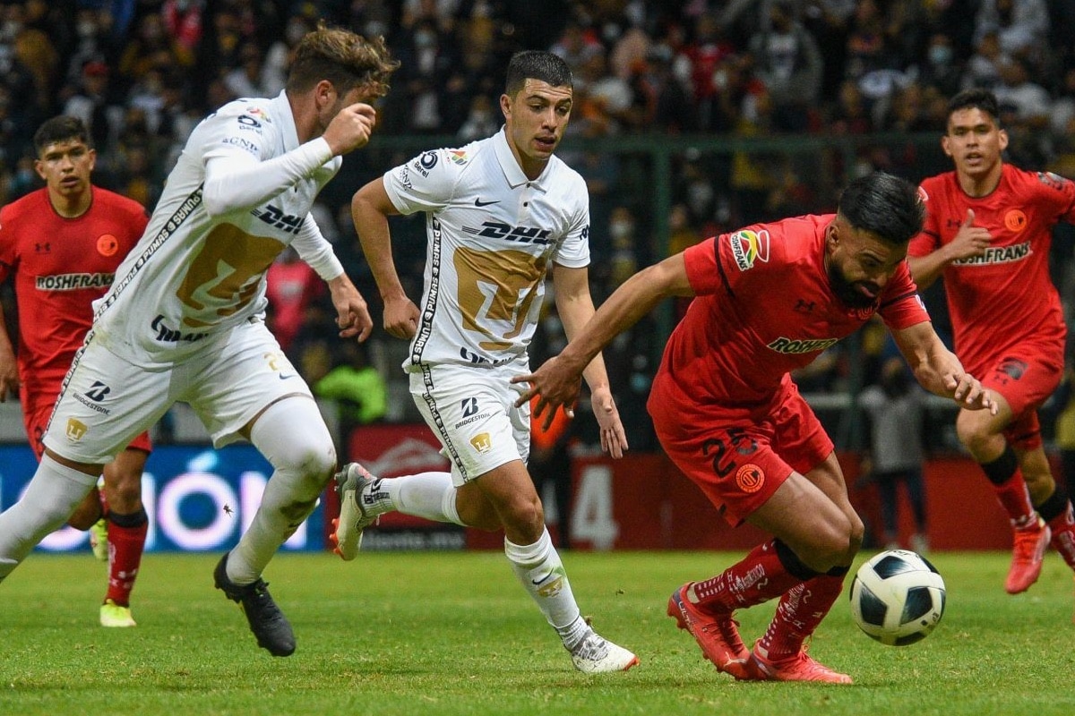 Reprograman el Pumas-Toluca por Covid-19 